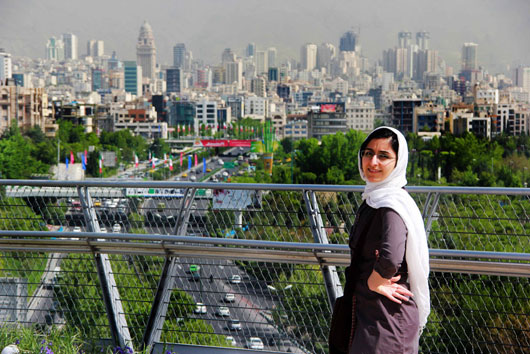 عکس هایی از پل طبیعت تهران